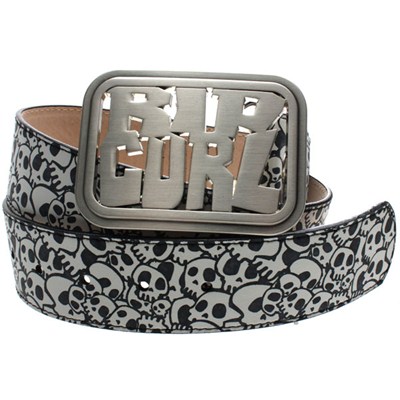 Fat Buckle Belt - White