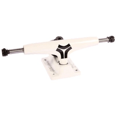 Solid 5.25 Low Skateboard Trucks - White
