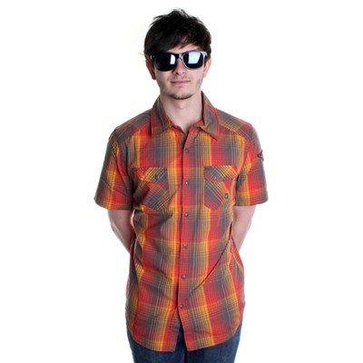 Rupert S/S Woven Shirt - Charcoal