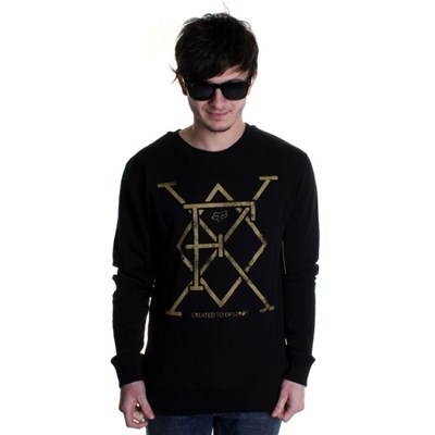 Munity Crew Fleece Sweater - Black