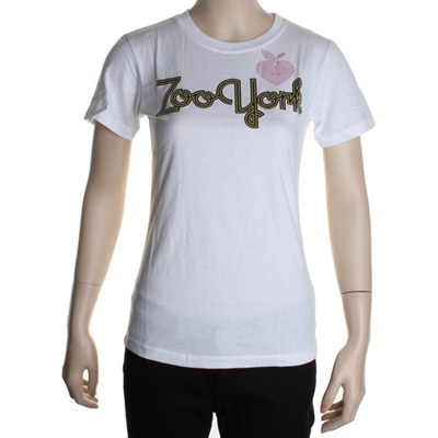 Deco Script S/S Tee - White