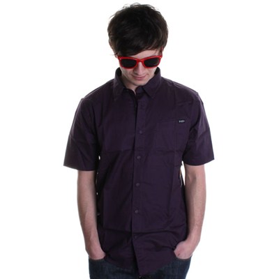 XYZ Solid S/S Shirt - Deep Purple
