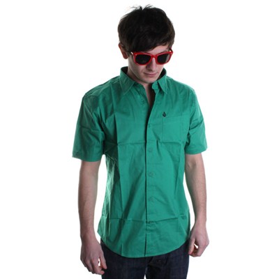 XYZ Solid S/S Shirt - Grass Green