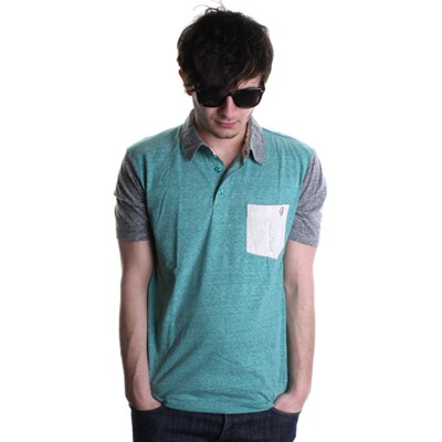 Tempest Pocket S/S Polo Shirt - Scrubs Green