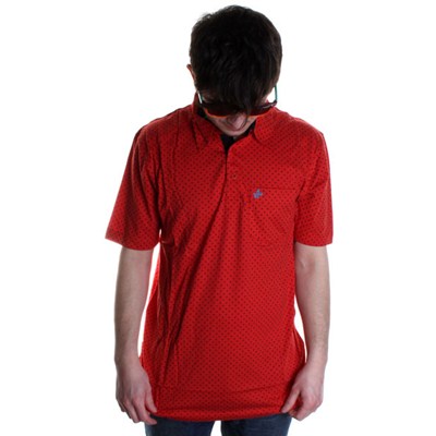 Starman POVD S/S Polo Shirt - Red