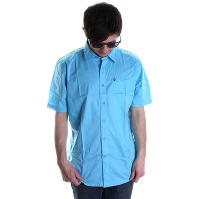 XYZ Solid S/S Shirt - Sky Blue