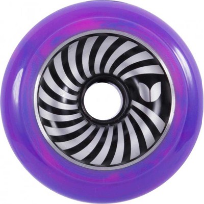 Vertigo Purple/Pink Swirl Aluminium Hub Scooter Wheel