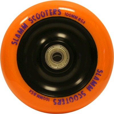Metal Core Scooter Wheel and Bearings - Orange