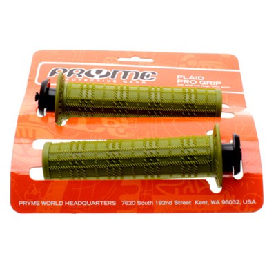 Plaid Pro Grips - Army Green