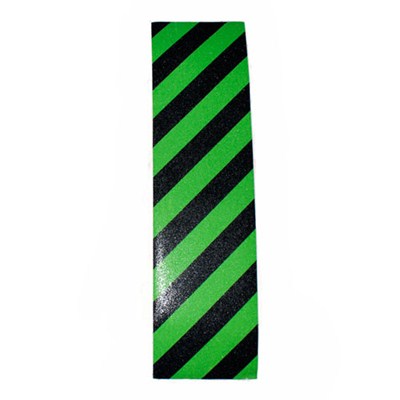 Hazard Black/Green Skateboard Griptape