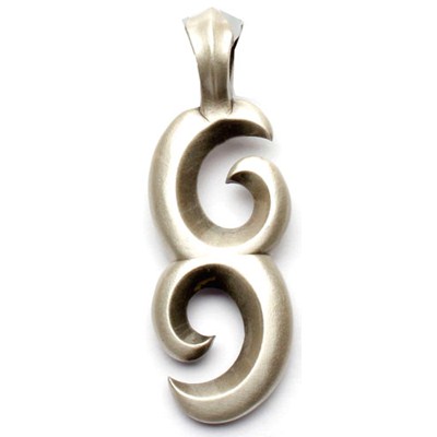 The Crab Silver Matte Pendant