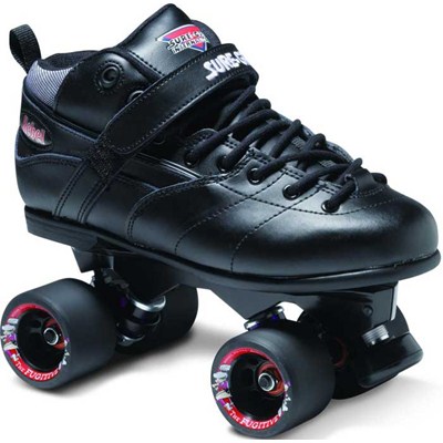Rebel Avenger Black Quad Roller Skates