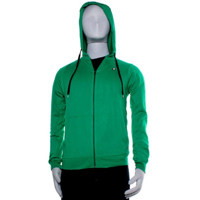 Timelight Ultra Slim Kelly Green Zip Hoody