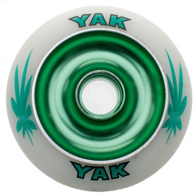 High Roller White Aluminium Hub Scooter Wheel