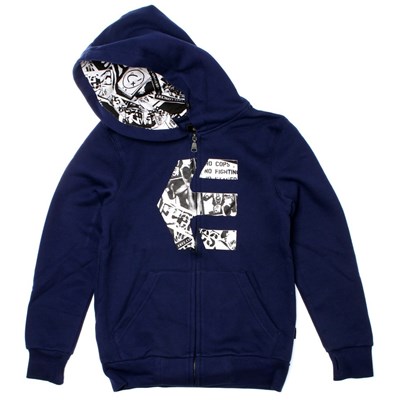 Icon Fill Navy Youth Zip Hoody