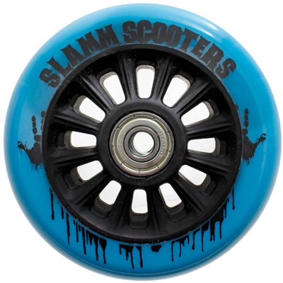 Nylon Core 100mm Scooter Wheel and Bearings - Blue