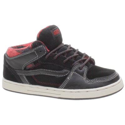 Edgemont Weather Black/Red Kids Shoe NJ5LIS