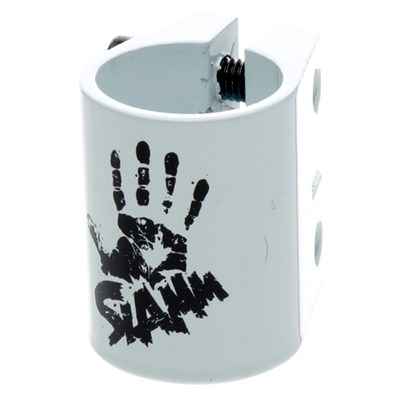 Oversized Double Collar Clamp - White