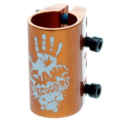 Quad Collar Clamp - Anodised Orange