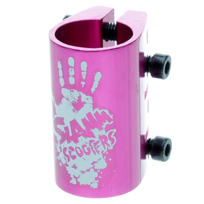 Quad Collar Clamp - Anodised Pink