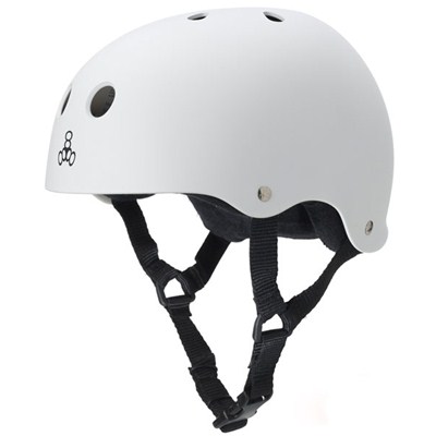 Dual Certified (FKA Brainsaver) Helmet - White Matte