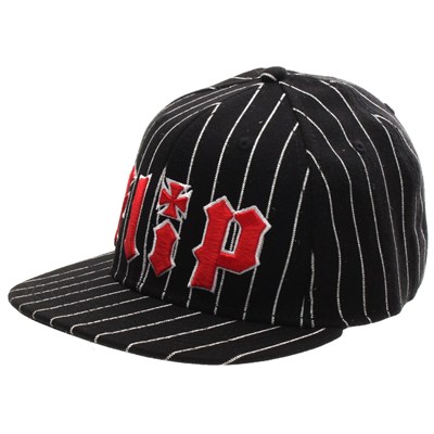 HKD Pinstripe Black Flexfit Cap