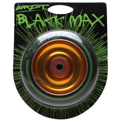 Black Max Gold Aluminium Hub Scooter Wheel with Bearing