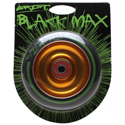 Black Max Gold Aluminium Hub Scooter Wheel with Bearing