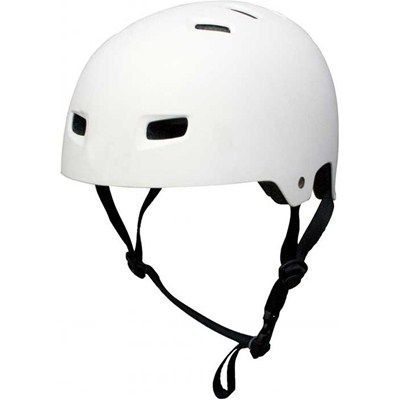 T35 Matt White Delux Skate/BMX Helmet