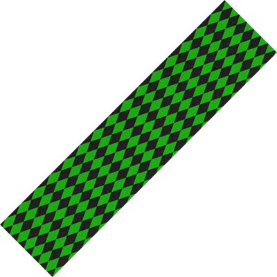 Diamonds Black/Green Skateboard Griptape