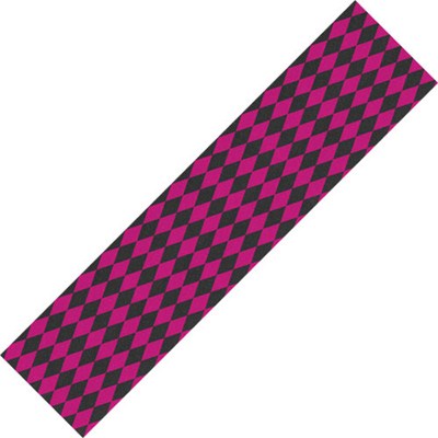 Diamonds Black/Pink Skateboard Griptape