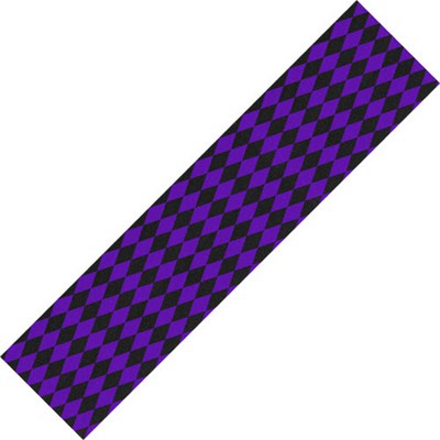 Diamonds Black/Purple Skateboard Griptape