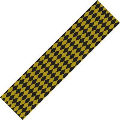 Diamonds Black/Yellow Skateboard Griptape
