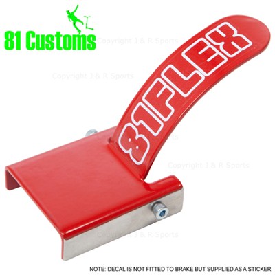 Stainless Scooter Flex Brake Kit - Red