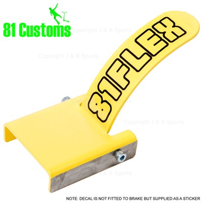 Stainless Scooter Flex Brake Kit - Yellow