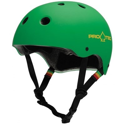 The Classic Helmet - Matte Rasta Green