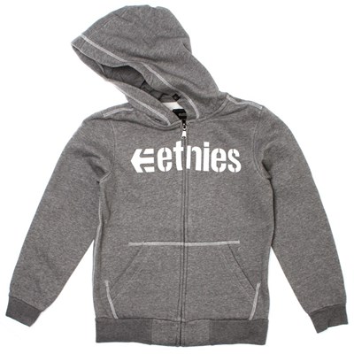Corporate Grey/Heather Youth Zip Hoody