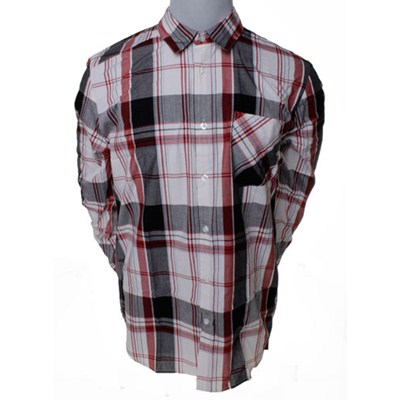 Ex Factor Lumberjack Red Plaid L/S Shirt