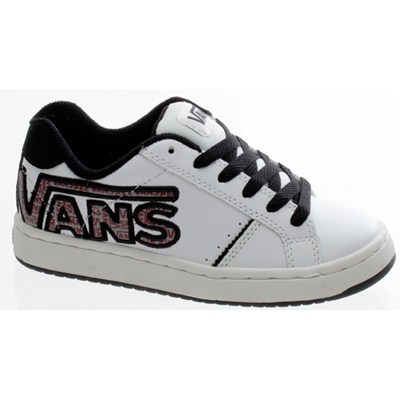 Widow (Double V) White/Black Kids Shoe DE237K