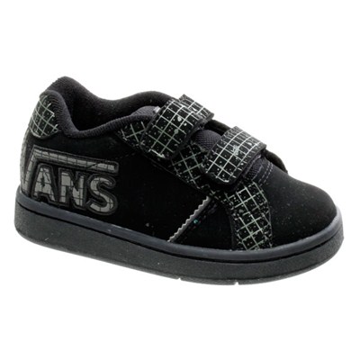 Widow V (Speckle Grid) Black/Charcoal Toddlers Shoe HBE0LN