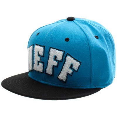 MVP Snapback Cap - Cyan/Black