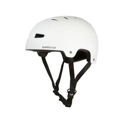 SW White Skate/Scooter/BMX Helmet