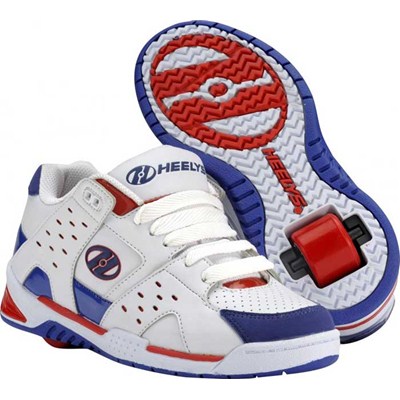 Sport White/Red/Blue Heely Shoe