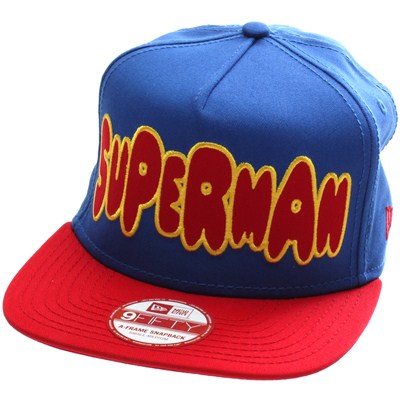 Character Bubble Superman Snapback Cap