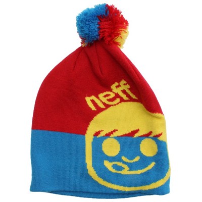 Dude Beanie - Blue/Red