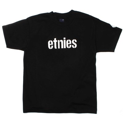 Stencil Youths S/S T-Shirt - Black/White