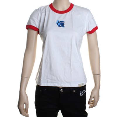 Seventh Avenue Knit S/S Tee - White/Red