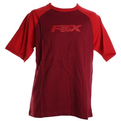 H S/S Ringer T-Shirt - Dark Red