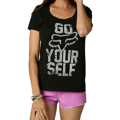 Outlaw Scoop S/S Tee - Black