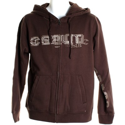 Trainspotter Zip Hoody - Chocolate